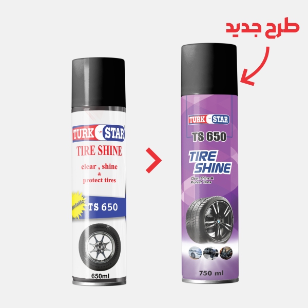 اسپری واکس لاستیک ترک استار TS 650